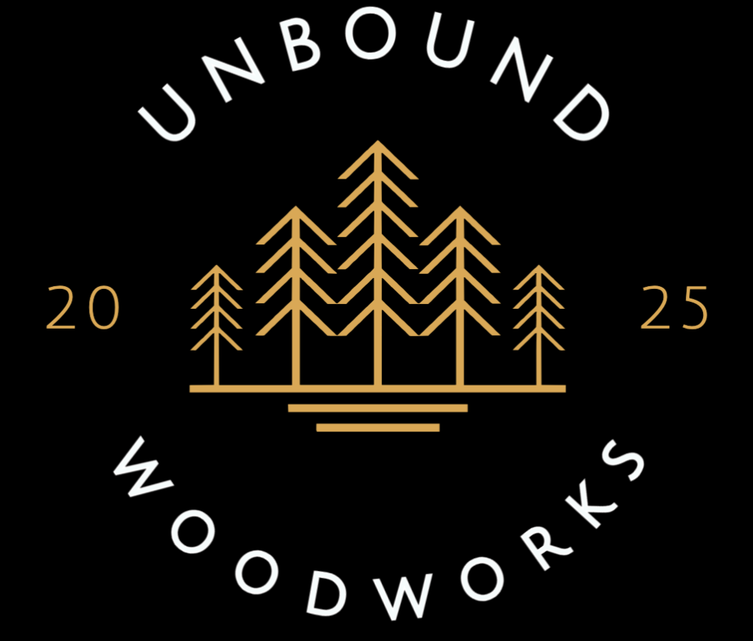 Unbound Woodworks forest logo